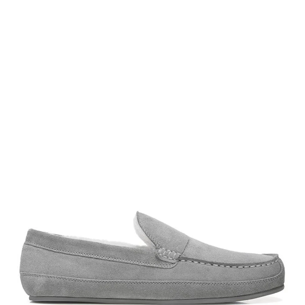 Vince Gibson Shearling Lined Moc Toe Slippers